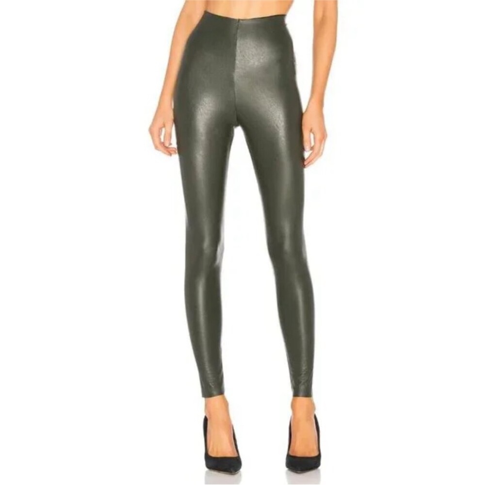 Commando Shiny Olive Leggings